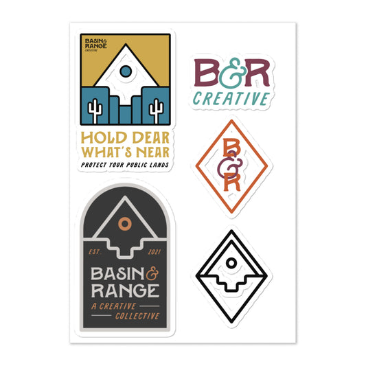 B&R Logo Sticker Sheet