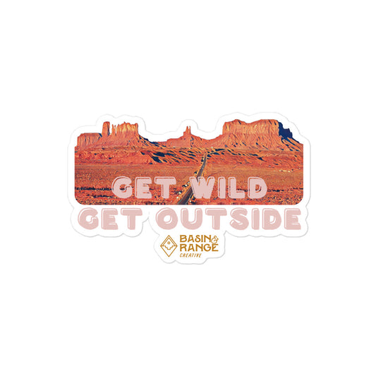 B&R Get Wild Get Outside Sticker